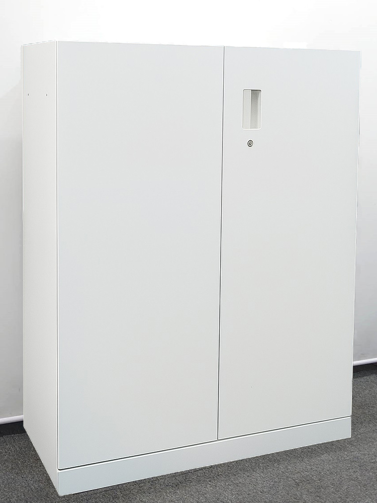 両開き書庫 W900 D450 H1100 イトーキ eS スチール書庫 ホワイト 鍵付き書庫 保管庫 国産