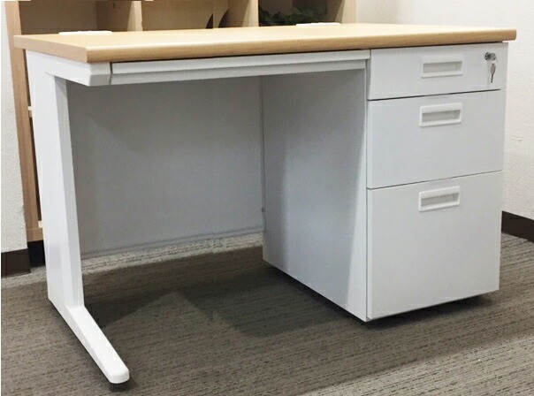 片袖机 オフィスデスク W1200 中古