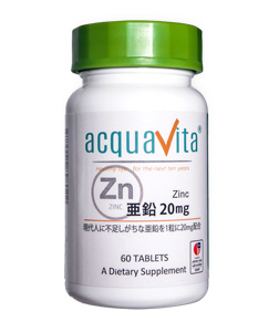 アクアヴィータ　亜鉛２０ｍｇ　６０粒