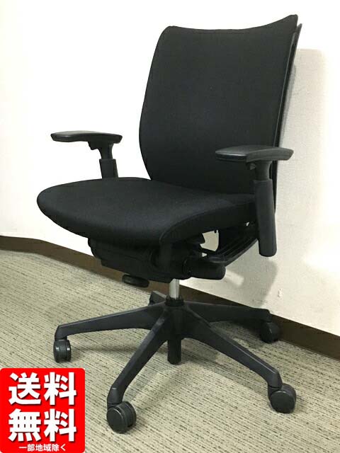 オフィスチェア デスクチェア 事務チェア 肘付き【中古オフィス家具】【中古】