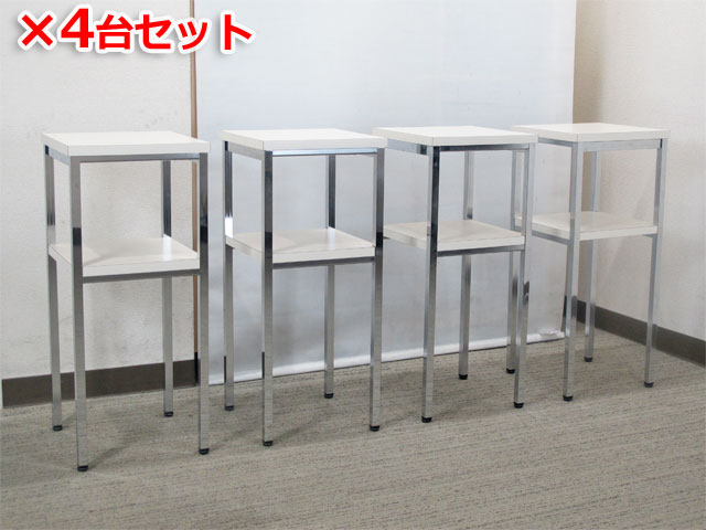 電話台 完成品 2段 スリム【中古オフィス家具】【中古】